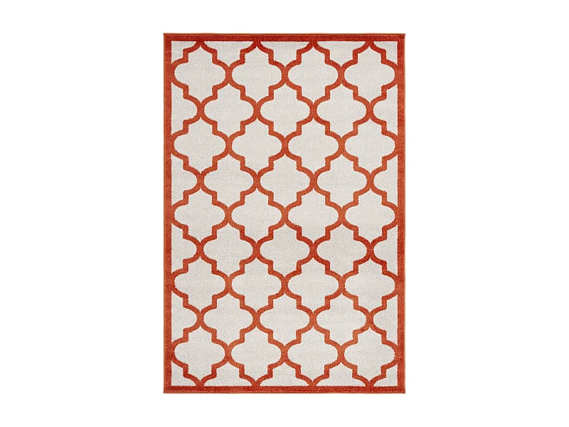 Tapis Neutre/Orange 122 X 183 cm - Derby