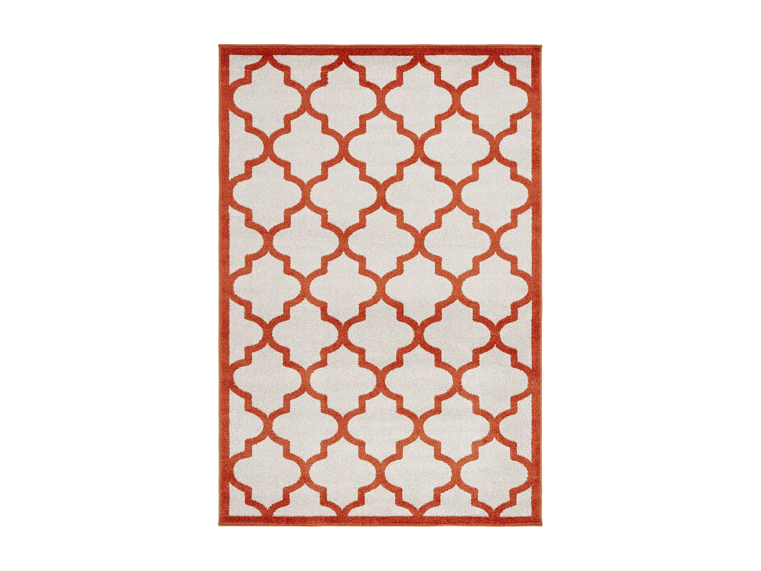 Tapis Neutre/Orange 122 X 183 cm - Derby