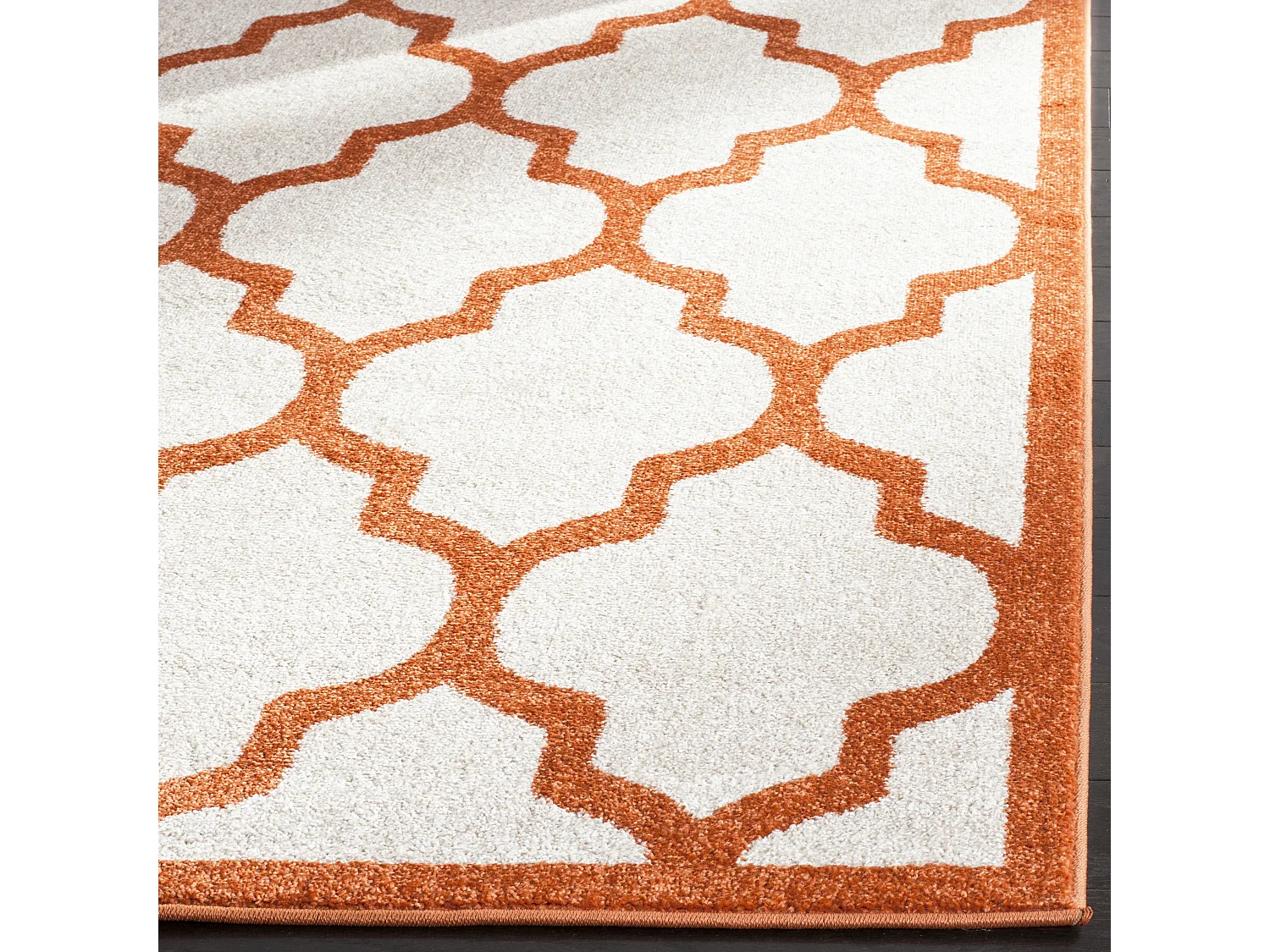 Tapis Neutre/Orange 122 X 183 cm - Derby