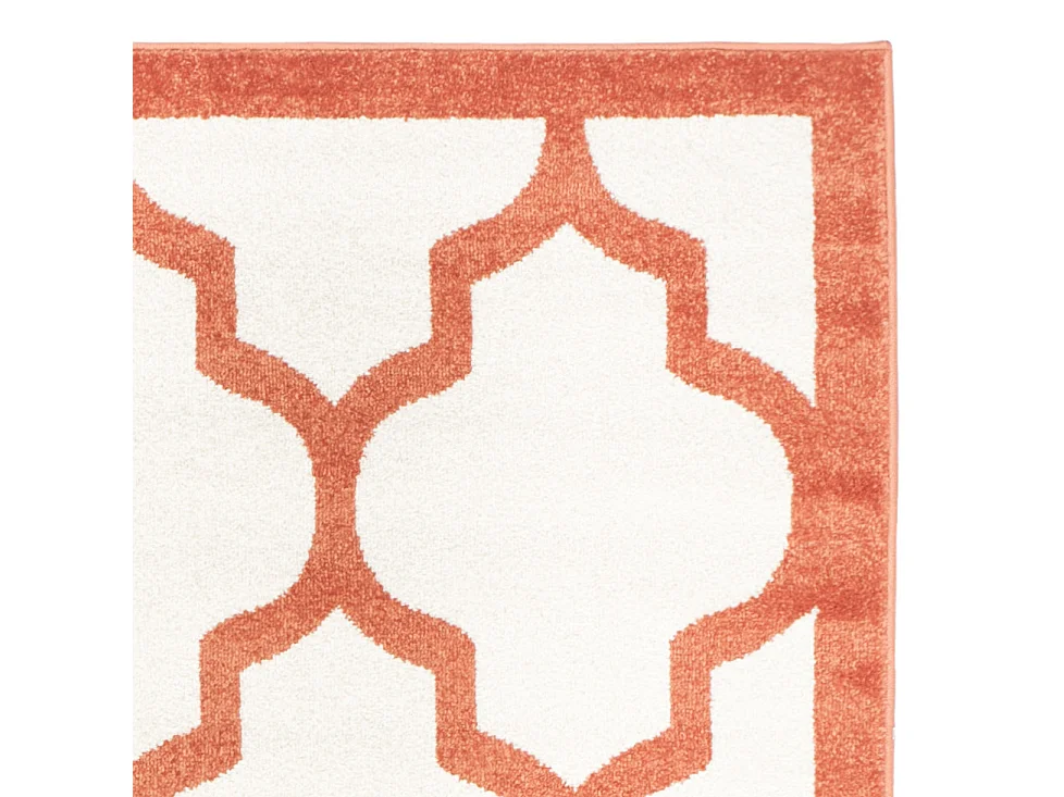 Tapis Neutre/Orange 122 X 183 cm - Derby
