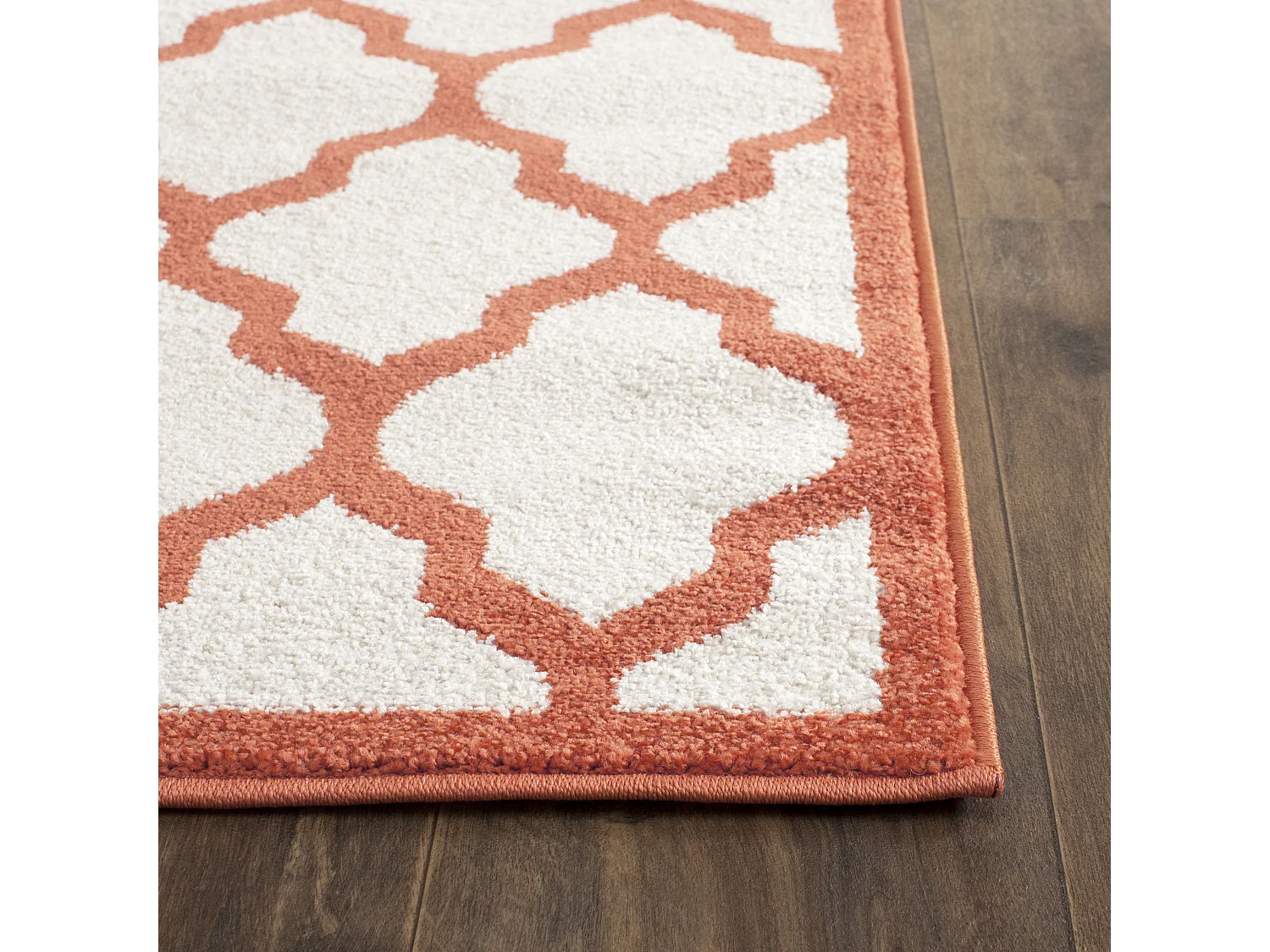 Tapis Neutre/Orange 122 X 183 cm - Derby