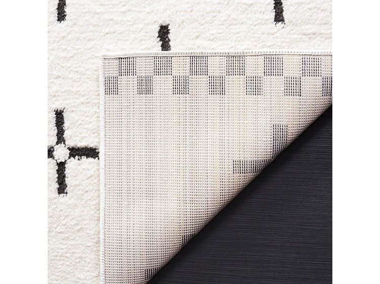 Tapis Ivoire/Noir 91 X 152 cm - Imogen