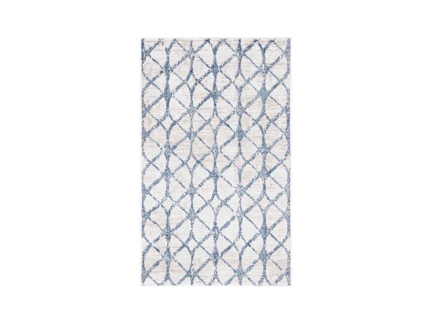 Tapis Gris/Bleu 91 X 152 cm - Elsie
