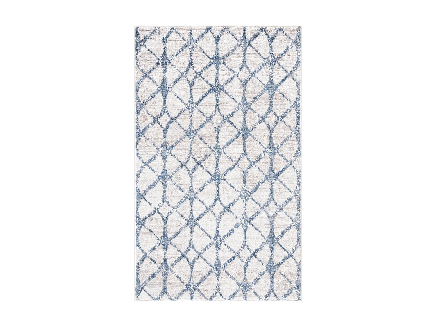 Tapis Gris/Bleu 91 X 152 cm - Elsie
