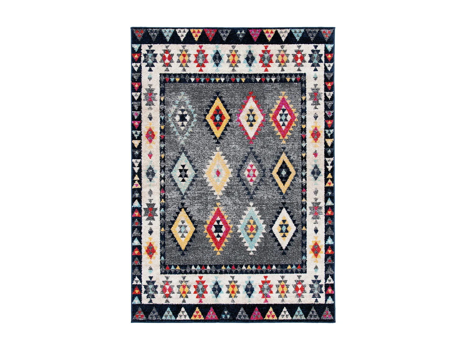 Tapis Gris/Neutre 91 X 152 cm - Samantha