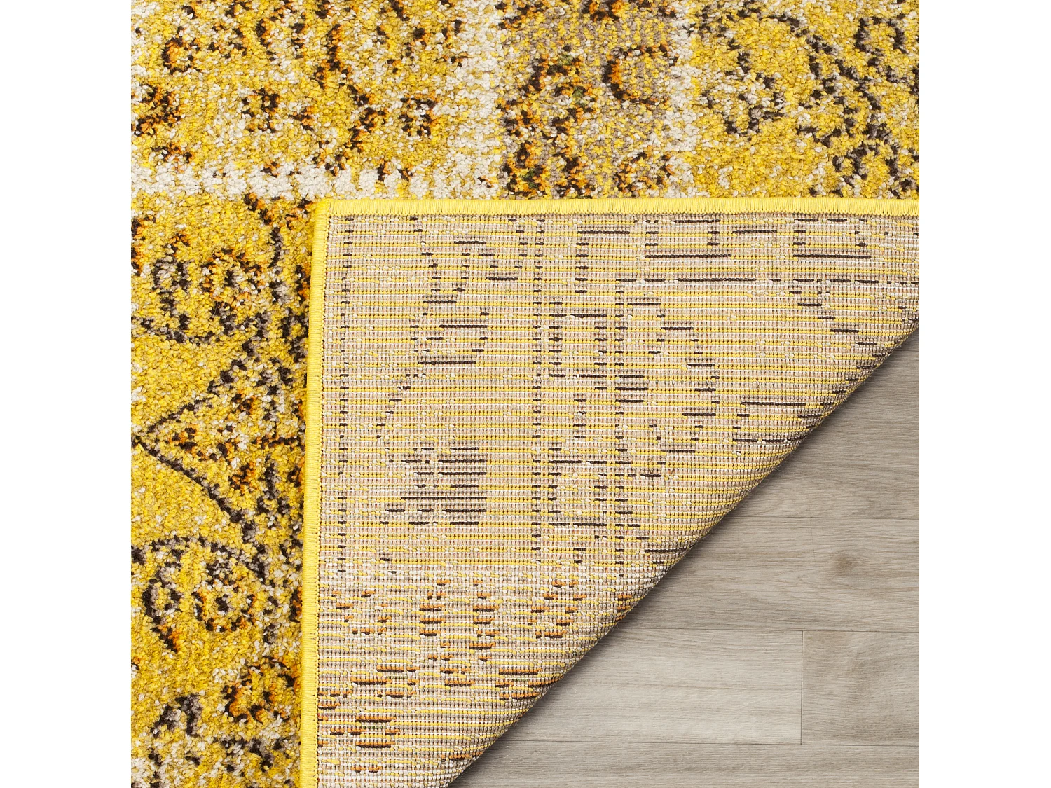 Tapis Jaune/Multicolore 122 X 170 cm - Effi