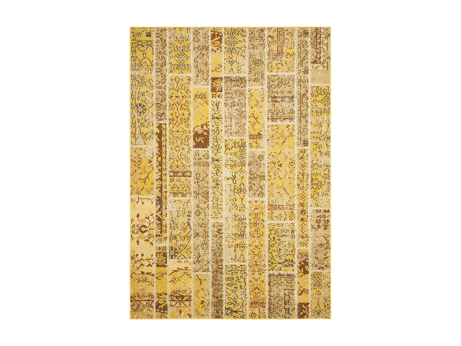 Tapis Jaune/Multicolore 122 X 170 cm - Effi