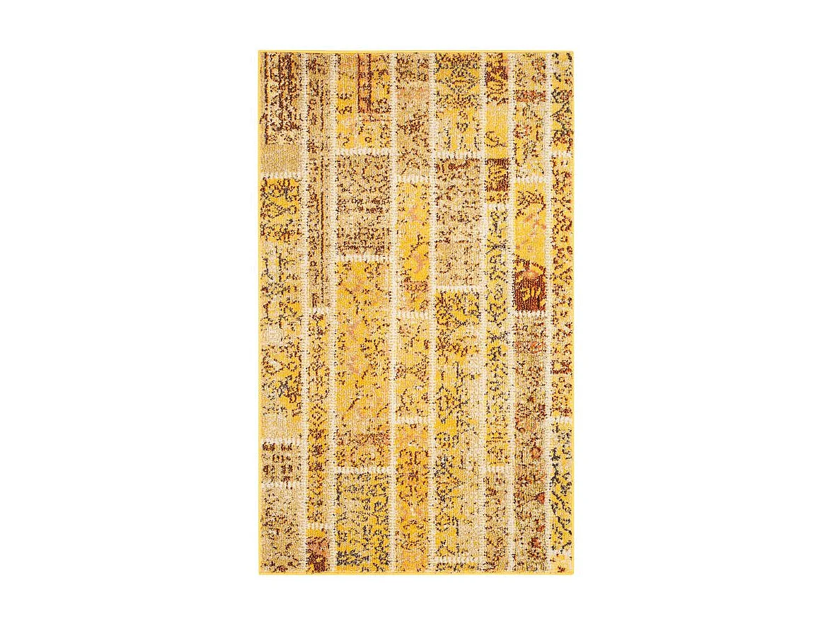 Tapis Jaune/Multicolore 122 X 170 cm - Effi