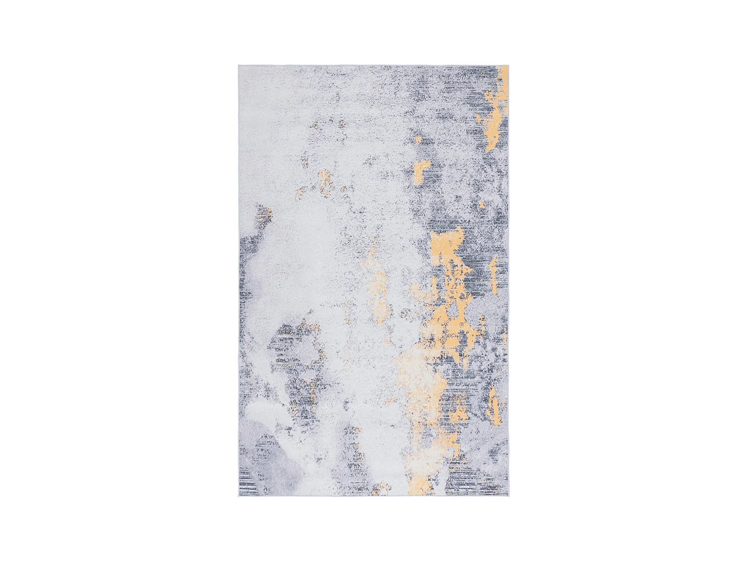 Tapis Gris/Or 122 X 183 cm - Unique