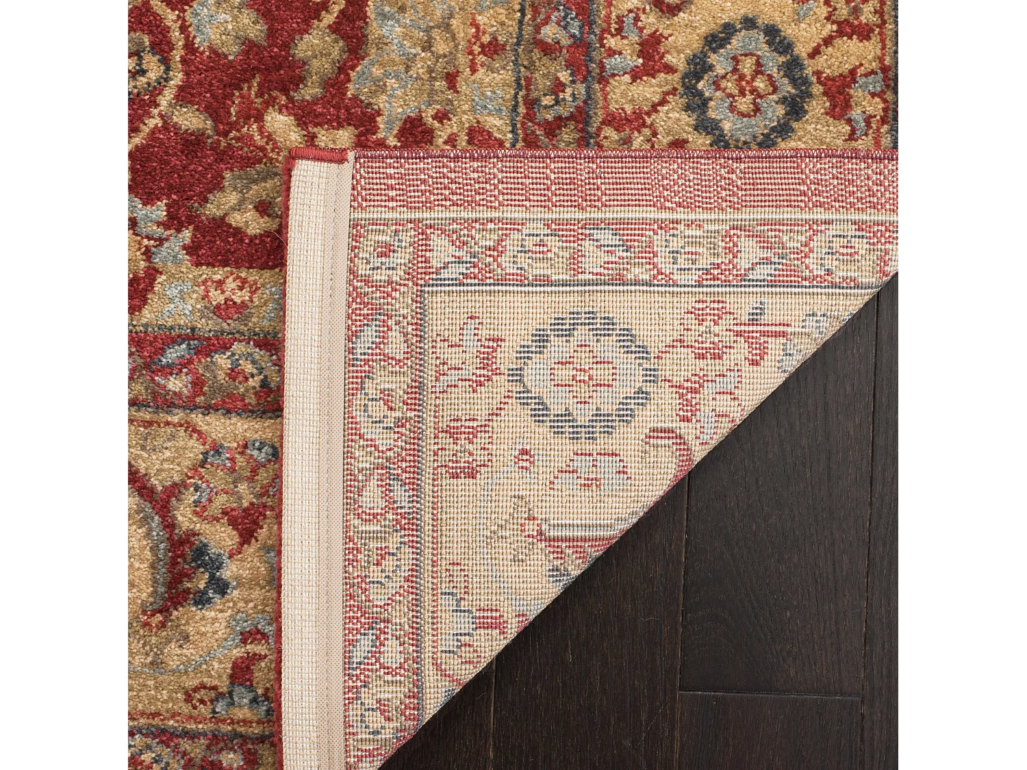 Tapis Rouge/Multicolore 122 X 170 cm - Elisa