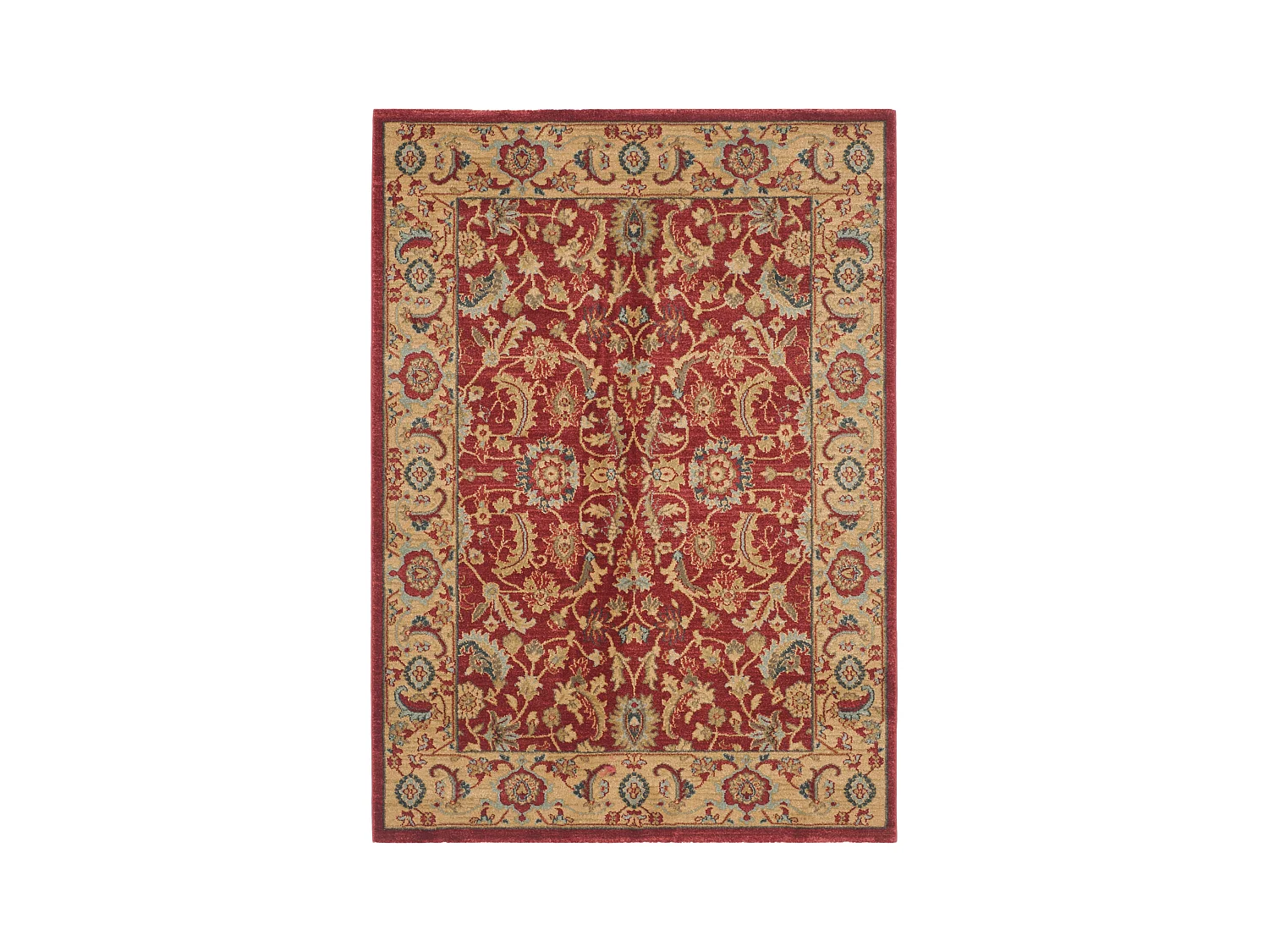 Tapis Rouge/Multicolore 122 X 170 cm - Elisa