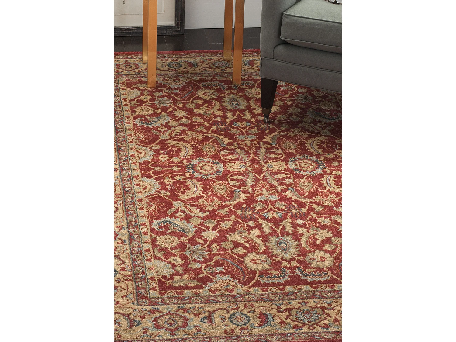 Tapis Rouge/Multicolore 122 X 170 cm - Elisa