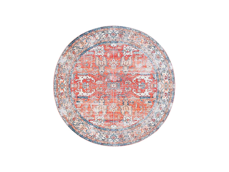 Tapis Rouille/Aqua 183 X 183 cm - Addilyn