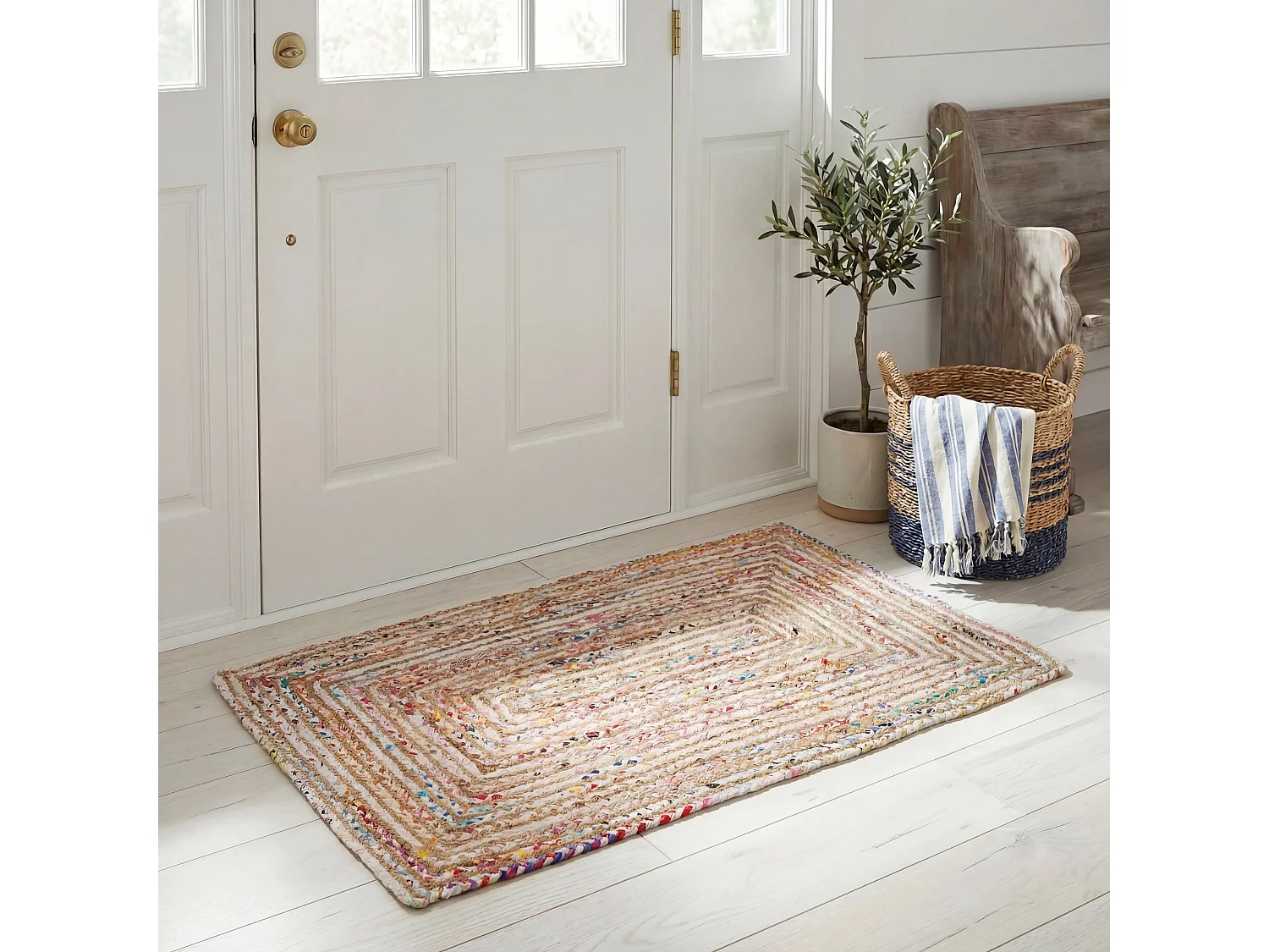Tapis Beige/Multicolore 61 X 91 cm - Jessamine