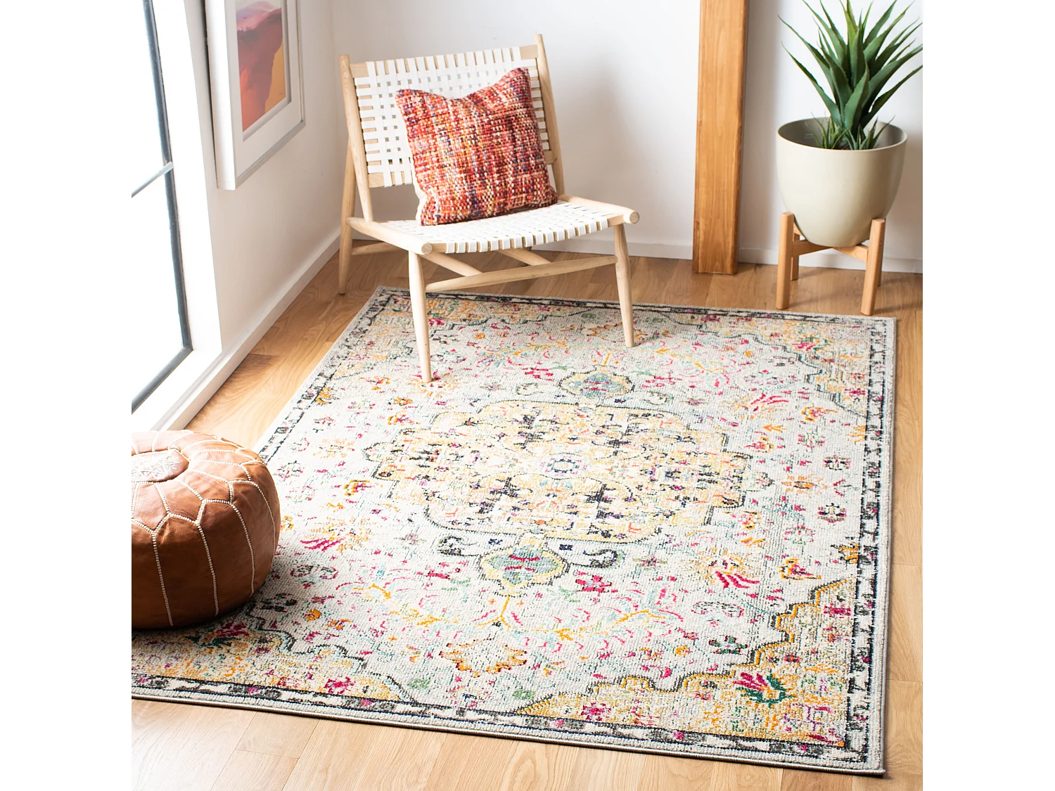 Tapis Gris 122 X 183 cm - Maia