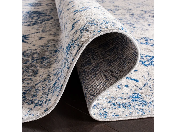 Tapis Blanc/Bleu 91 X 152 cm - Mopani