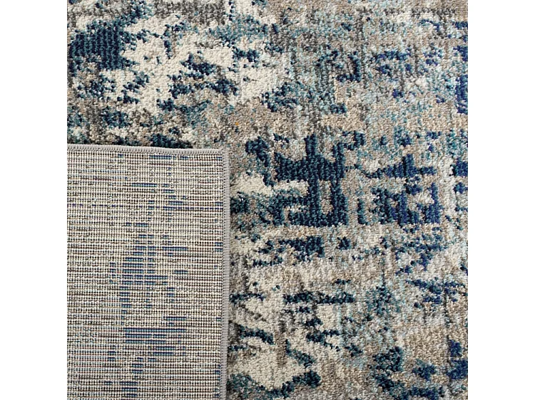 Tapis Gris/Bleu 122 X 183 cm - Manjor