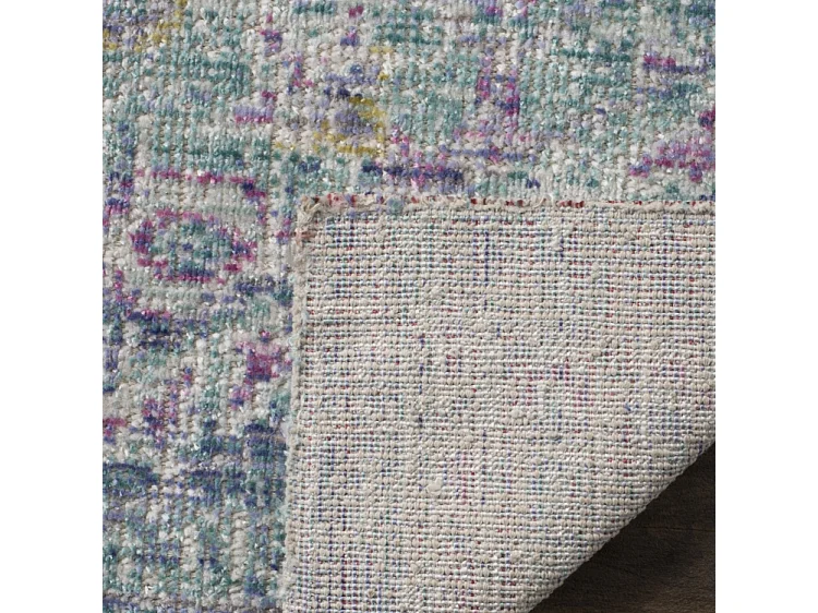 Tapis Bleu/Multicolore 91 X 152 cm - Meadow