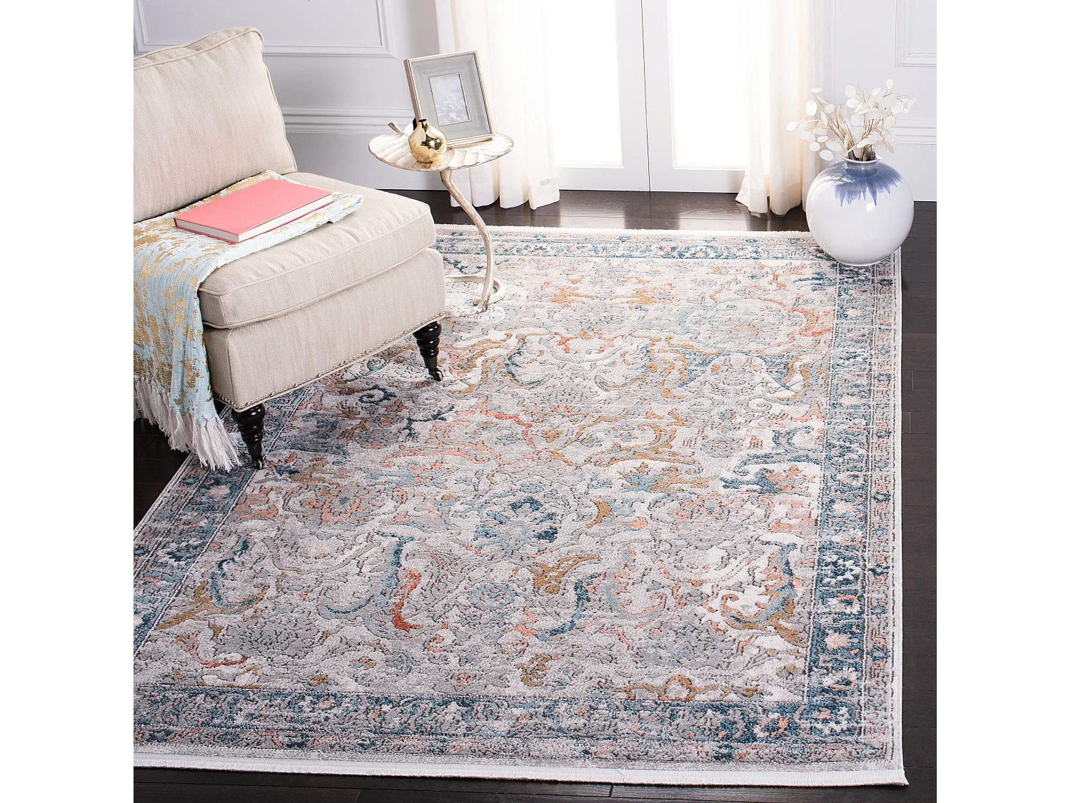 Tapis Bleu/Gris 122 X 183 cm - Athena