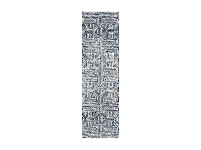 Tapis Bleu/Ivoire 69 X 122 cm - Azure
