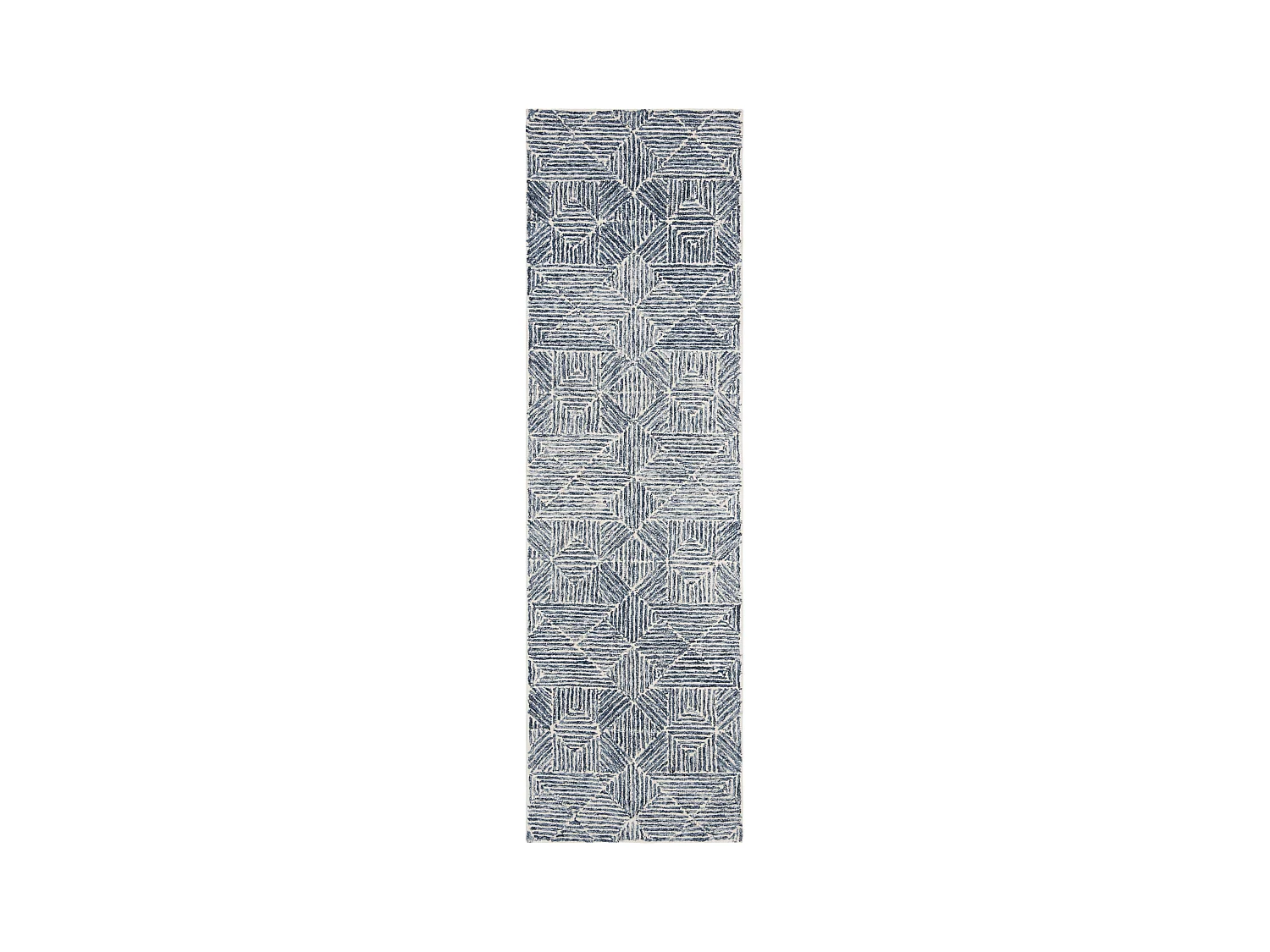 Tapis Bleu/Ivoire 69 X 122 cm - Azure