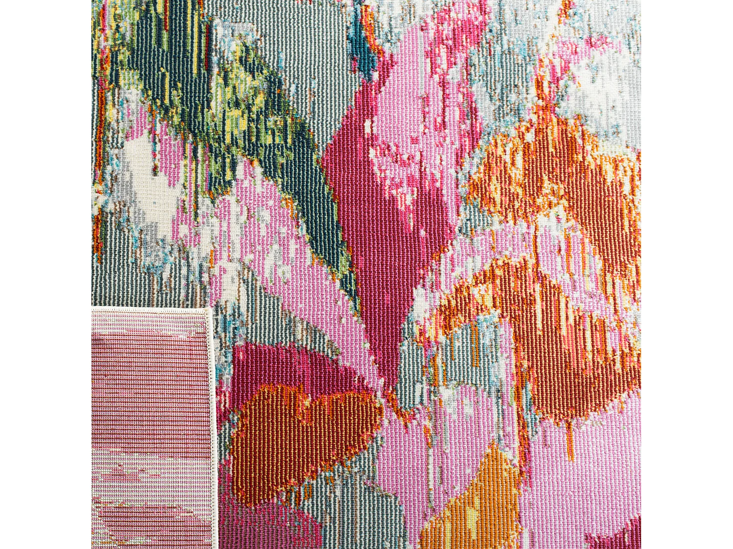 Tapis Gris/Rose 122 X 183 cm - Oakley