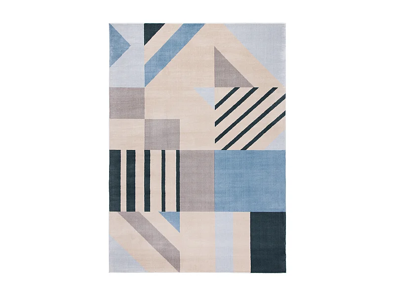 Tapis Neutre/Bleu 160 X 231 cm - Nalani