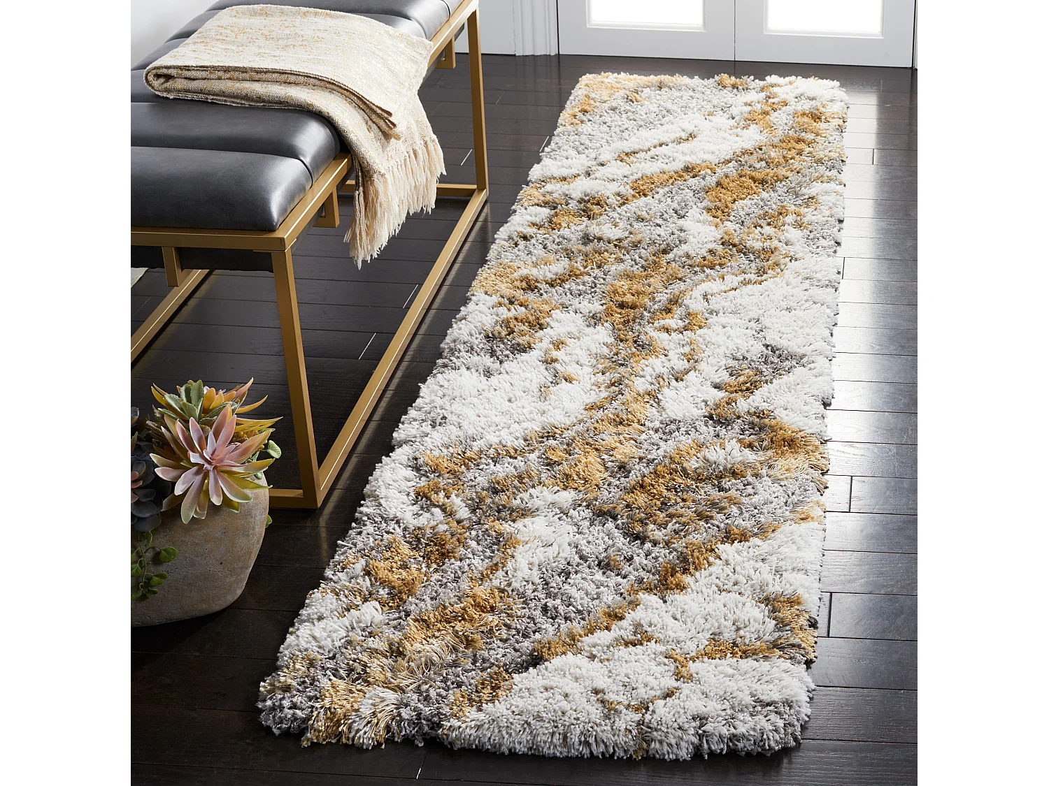 Tapis Gris 61 X 244 cm - Mukades