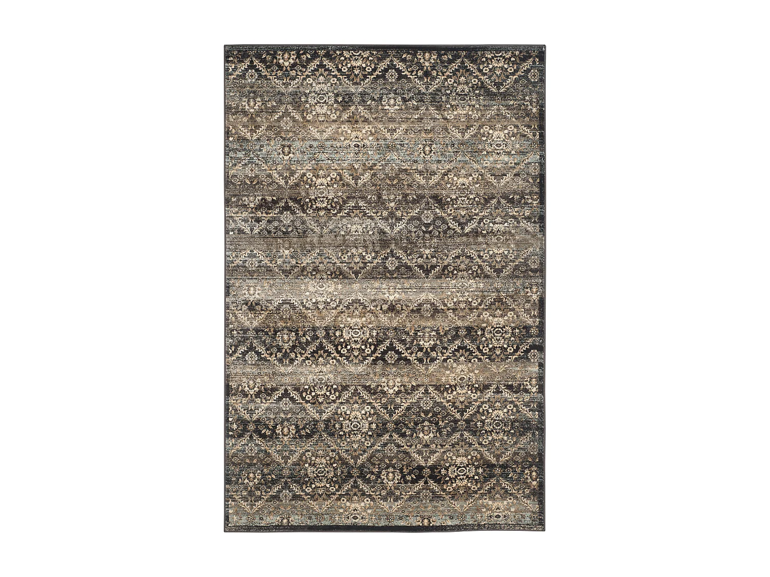 Tapis Noir/Bleu 155 X 231 cm - Sorrel