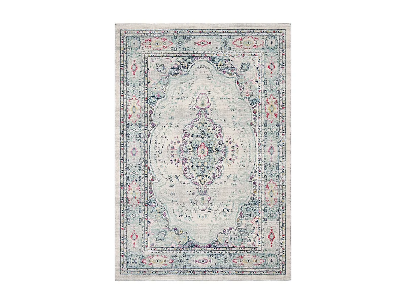 Tapis Gris/Rose 160 X 229 cm - Selena