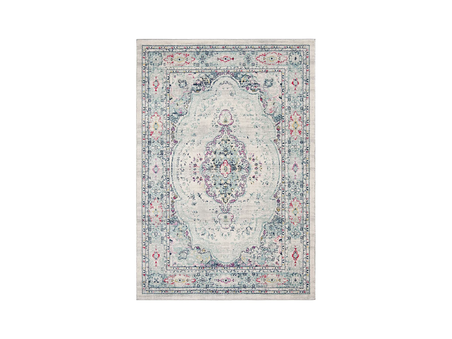 Tapis Gris/Rose 160 X 229 cm - Selena