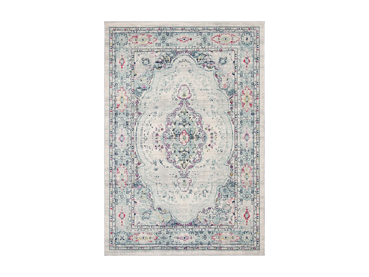 Tapis Gris/Rose 160 X 229 cm - Selena