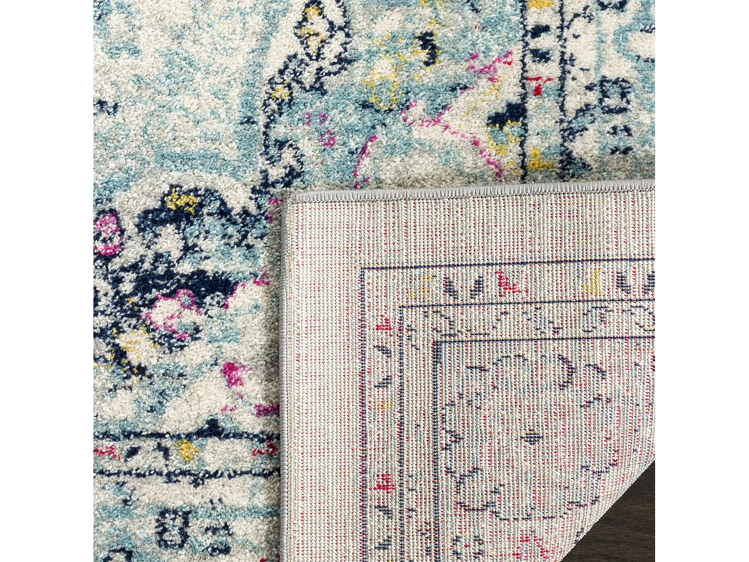 Tapis Gris/Rose 160 X 229 cm - Selena