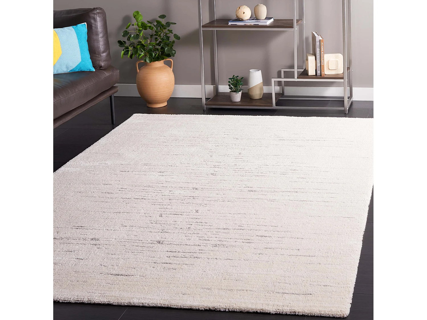Tapis Ivoire/Gris 122 X 183 cm - Chester