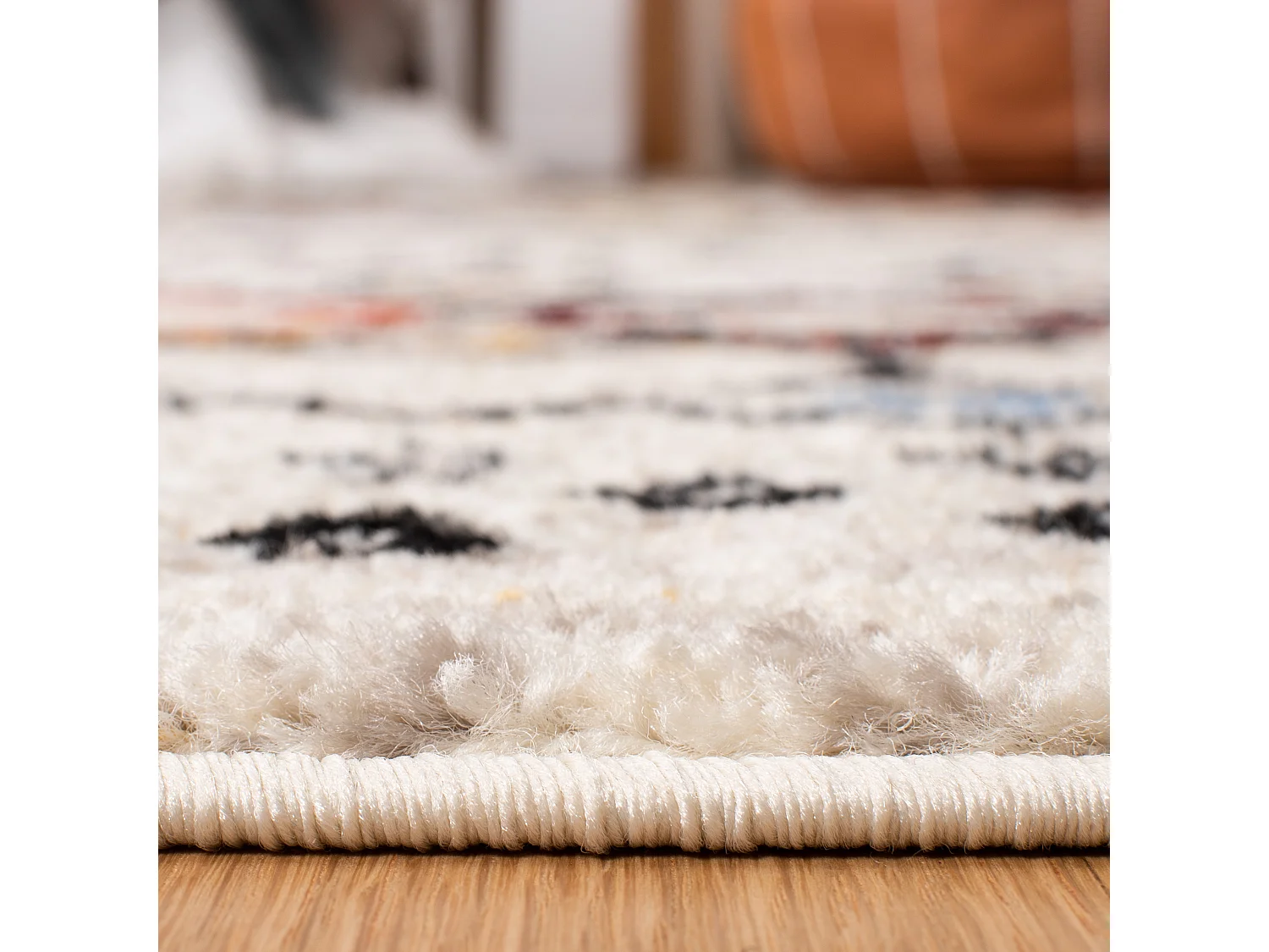 Tapis Ivoire/Multicolore 69 X 122 cm - Cullen