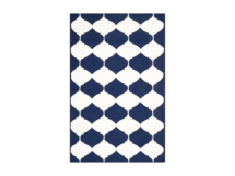 Tapis Bleu Marine/Neutre 122 X 183 cm - Tangier
