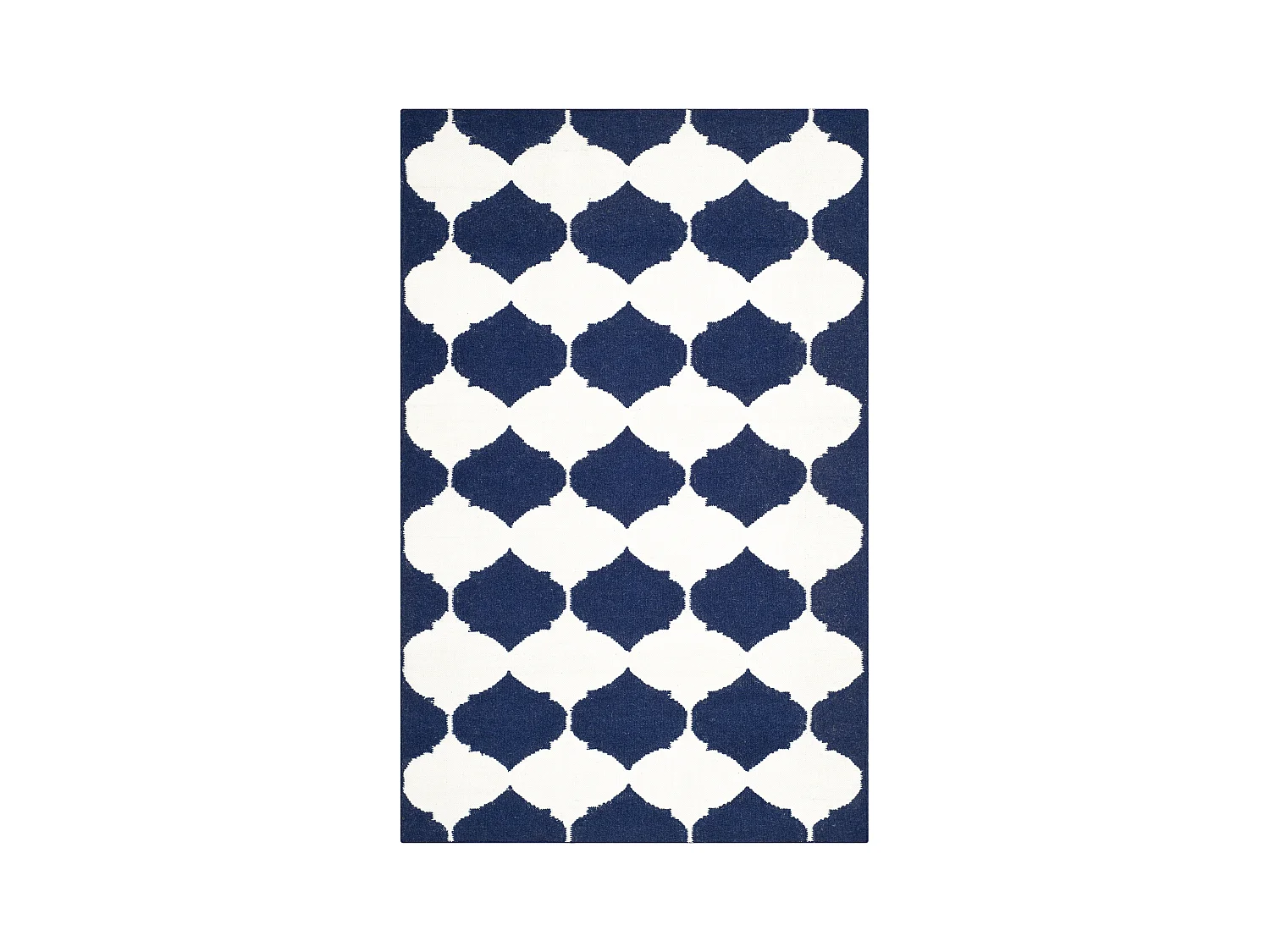 Tapis Bleu Marine/Neutre 122 X 183 cm - Tangier