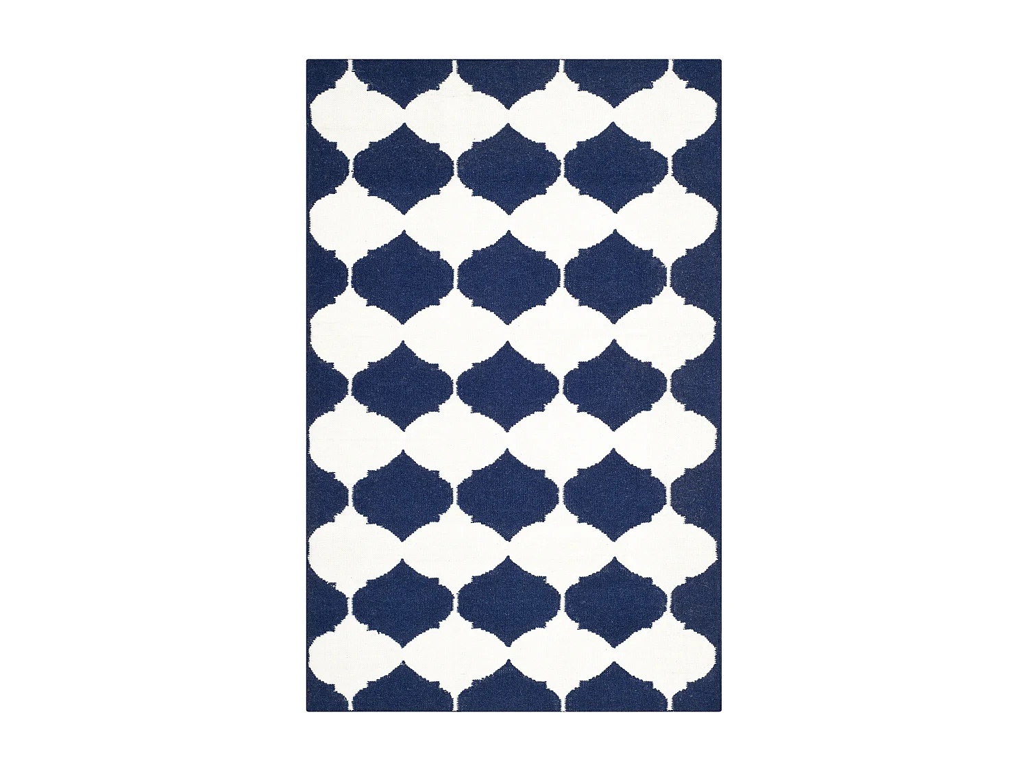 Tapis Bleu Marine/Neutre 122 X 183 cm - Tangier