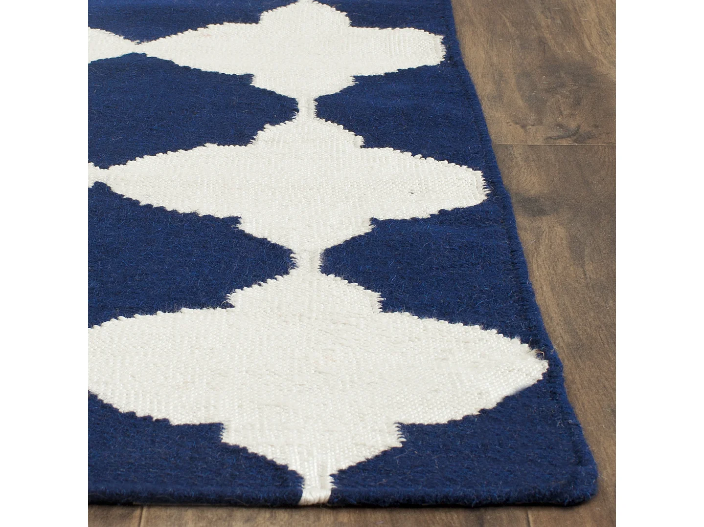 Tapis Bleu Marine/Neutre 122 X 183 cm - Tangier