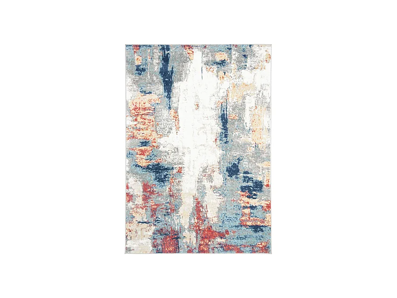 Tapis Gris/Rouge 160 X 229 cm - Danni
