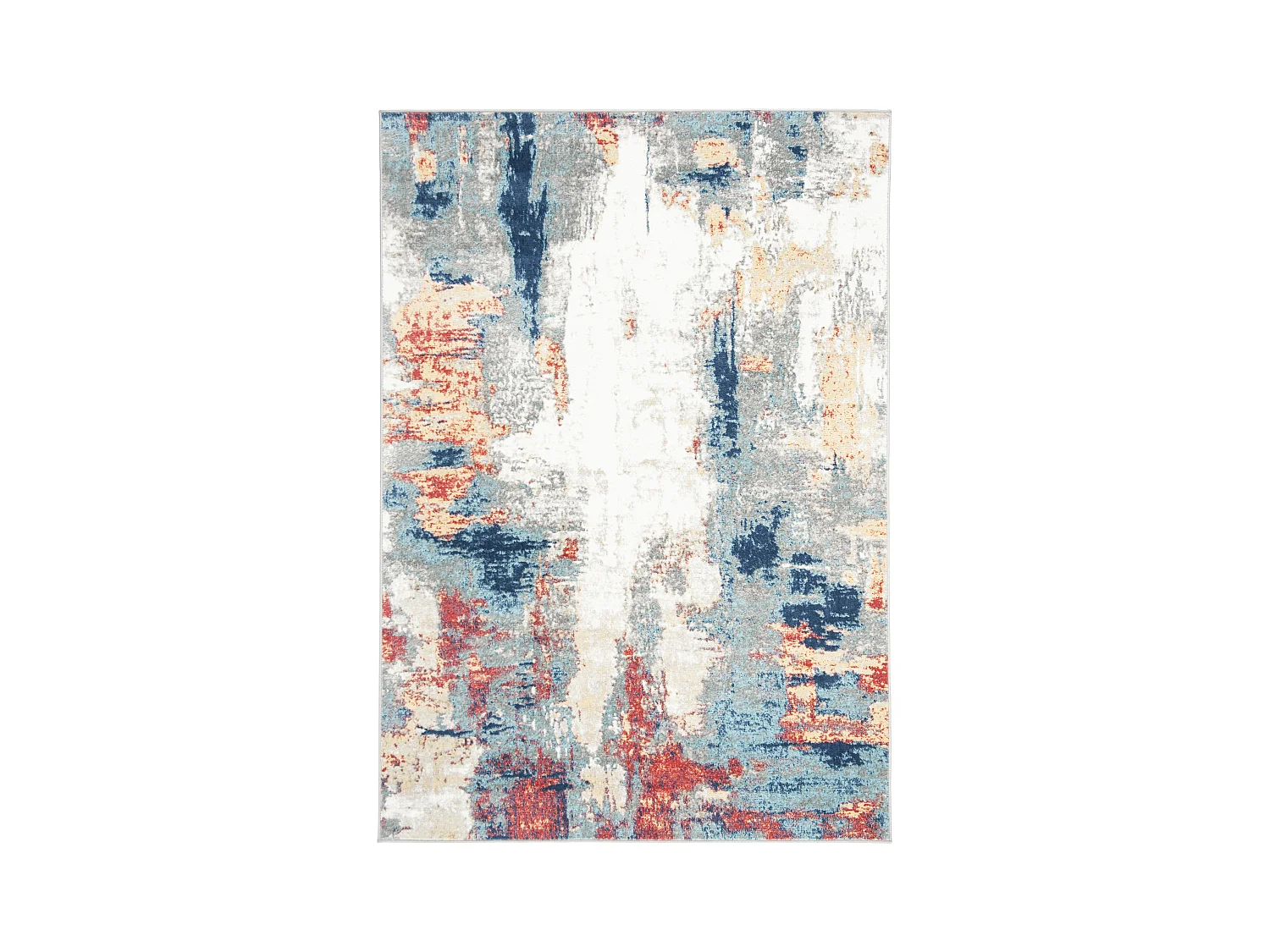 Tapis Gris/Rouge 160 X 229 cm - Danni