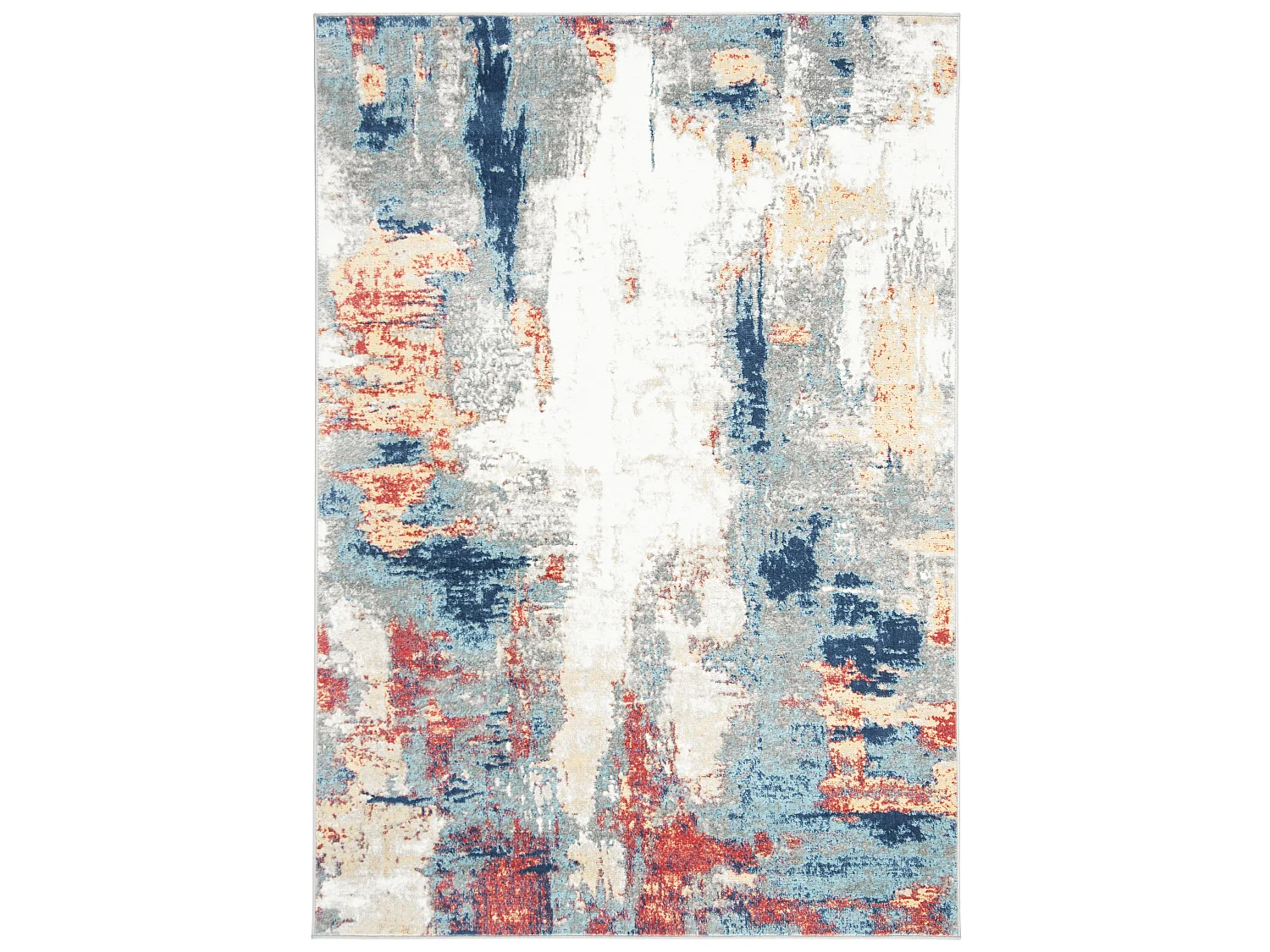 Tapis Gris/Rouge 160 X 229 cm - Danni