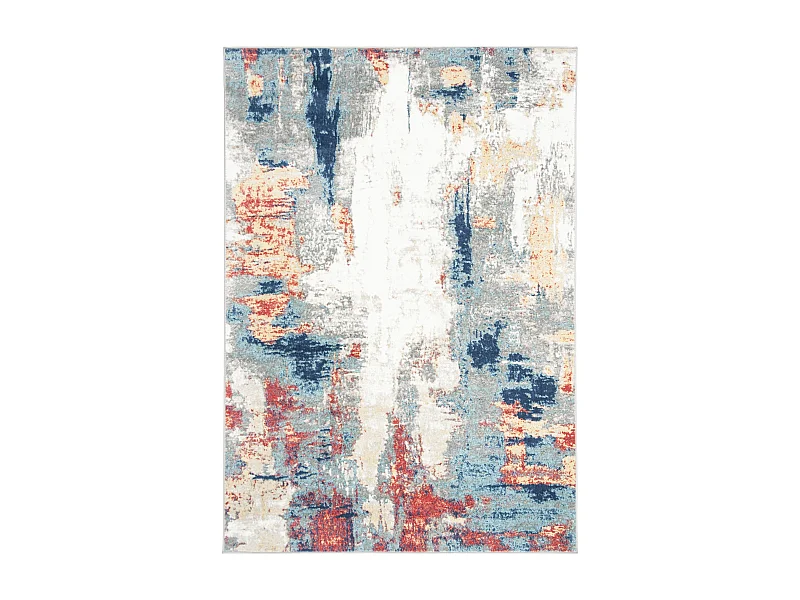 Tapis Gris/Rouge 160 X 229 cm - Danni