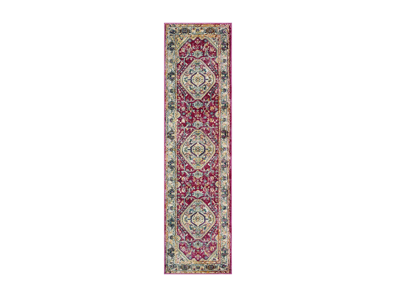 Tapis Violet/Bleu 69 X 244 cm - Cerise
