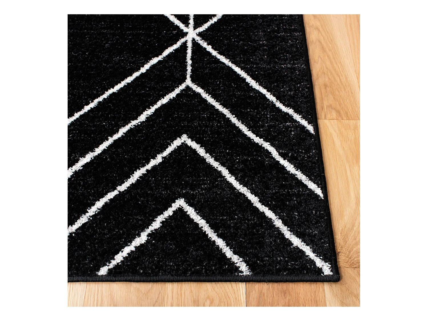 Tapis Noir/Neutre 155 X 229 cm - Mia