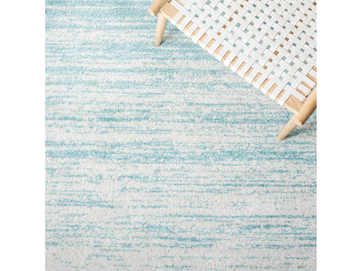 Tapis Bleu/Neutre 91 X 152 cm - Marius