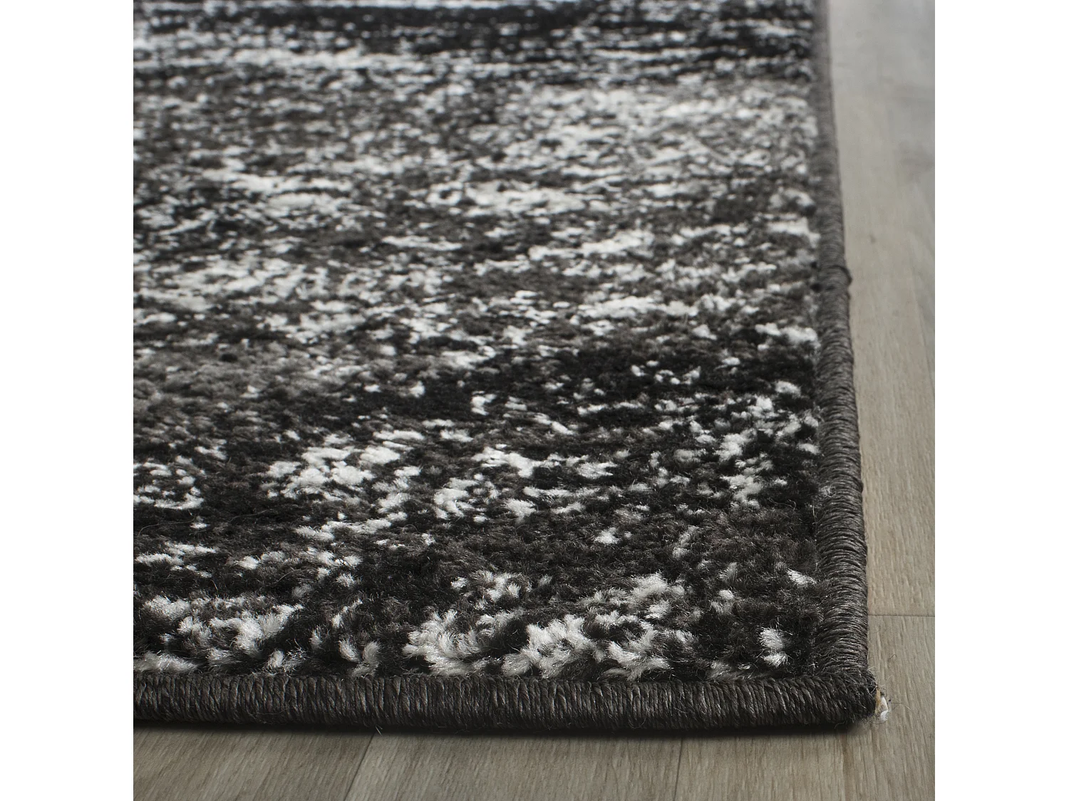 Tapis Gris/Noir 76 X 244 cm - Angelyna