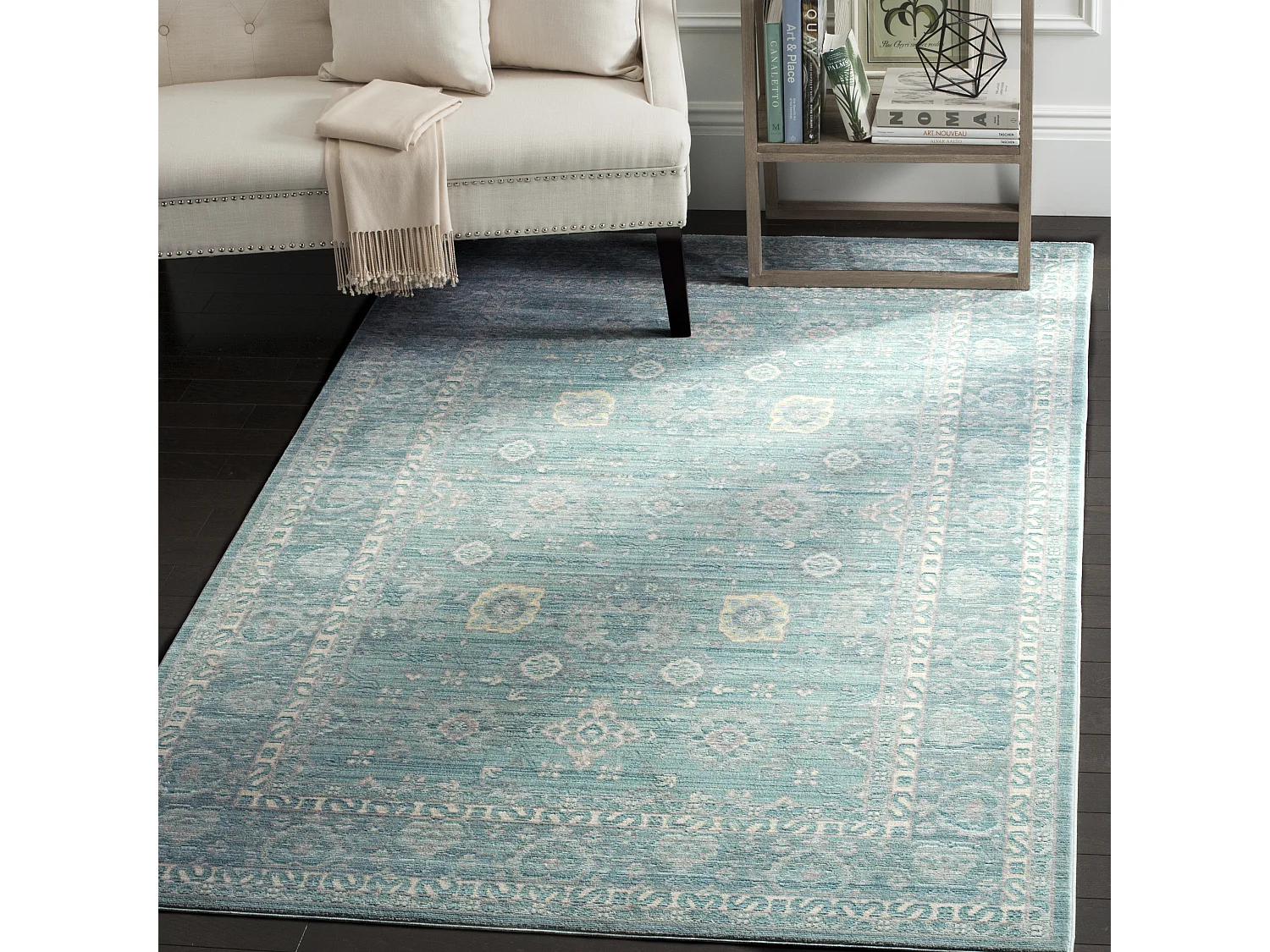 Tapis Bleu/Multicolore 122 X 183 cm - Gwen