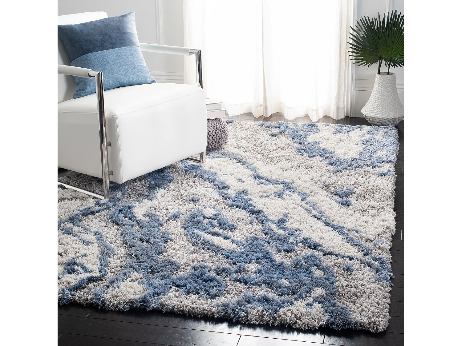 Tapis Gris 122 X 183 cm - Mukades