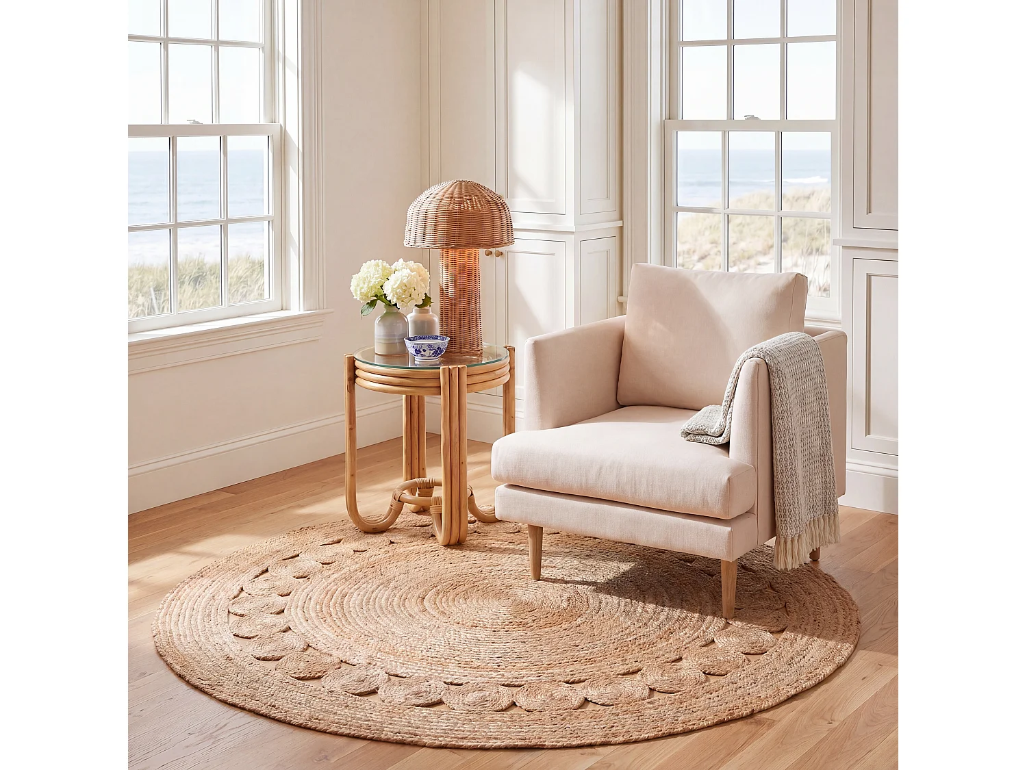 Tapis Naturel 183 X 183 cm - Dionne